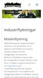 Mobile Screenshot of industriflyttningar.se