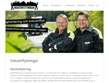 Tablet Screenshot of industriflyttningar.se